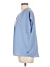 Banana Republic 100% Polyester Blue Short Sleeve Blouse Size L - photo 5