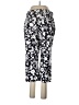 Chaps Print Black Blue Casual Pants Size 12 - photo 2