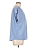 Banana Republic 100% Polyester Blue Short Sleeve Blouse Size L - photo 4
