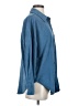 Unbranded 100% Polyester Blue Long Sleeve Blouse Size S - photo 4