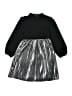 Blush by Us Angels 100% Polyester Metallic Silver Dress Size 7 - photo 1
