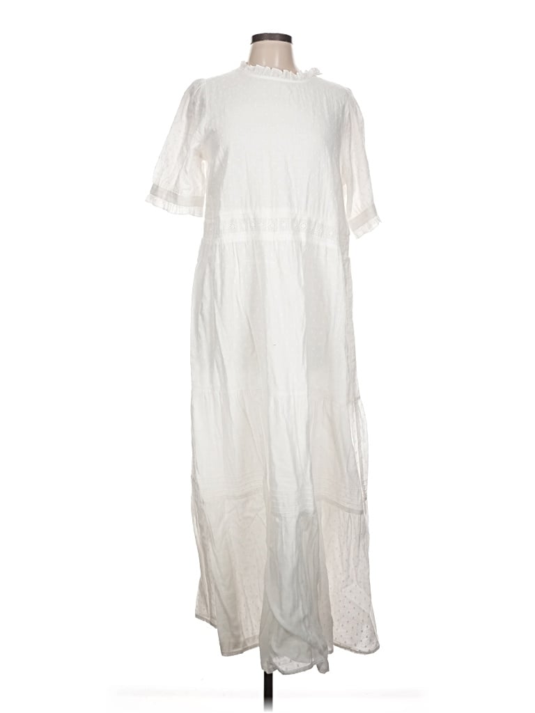 Pre-owned Asos Design Casual Dress In White