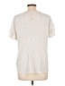 Adrianna Papell Ivory Short Sleeve Top Size L - photo 2
