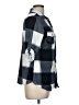 Eden & Olivia Checkered-gingham Blue 3/4 Sleeve Blouse Size M - photo 4