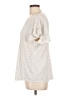 Adrianna Papell Ivory Short Sleeve Top Size L - photo 5
