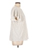 Adrianna Papell Ivory Short Sleeve Top Size L - photo 4