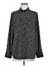 Talbots Outlet 100% Polyester Polka Dots Black Long Sleeve Blouse Size M - photo 1
