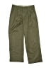 Claiborne 100% Polyester Solid Green Khakis Size 10 - photo 1