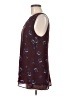 CAbi 100% Polyester Burgundy Sleeveless Blouse Size M - photo 5