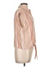C by ONE Stripes Pink Sleeveless Blouse Size L - photo 4
