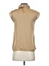 MICHAEL Michael Kors 100% Polyester Tan Sleeveless Blouse Size 4 - photo 2