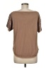 Mia Joy Metallic Brown Short Sleeve Top Size M - photo 2