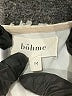 Böhme 100% Polyester Ivory Long Sleeve Blouse Size M - photo 7