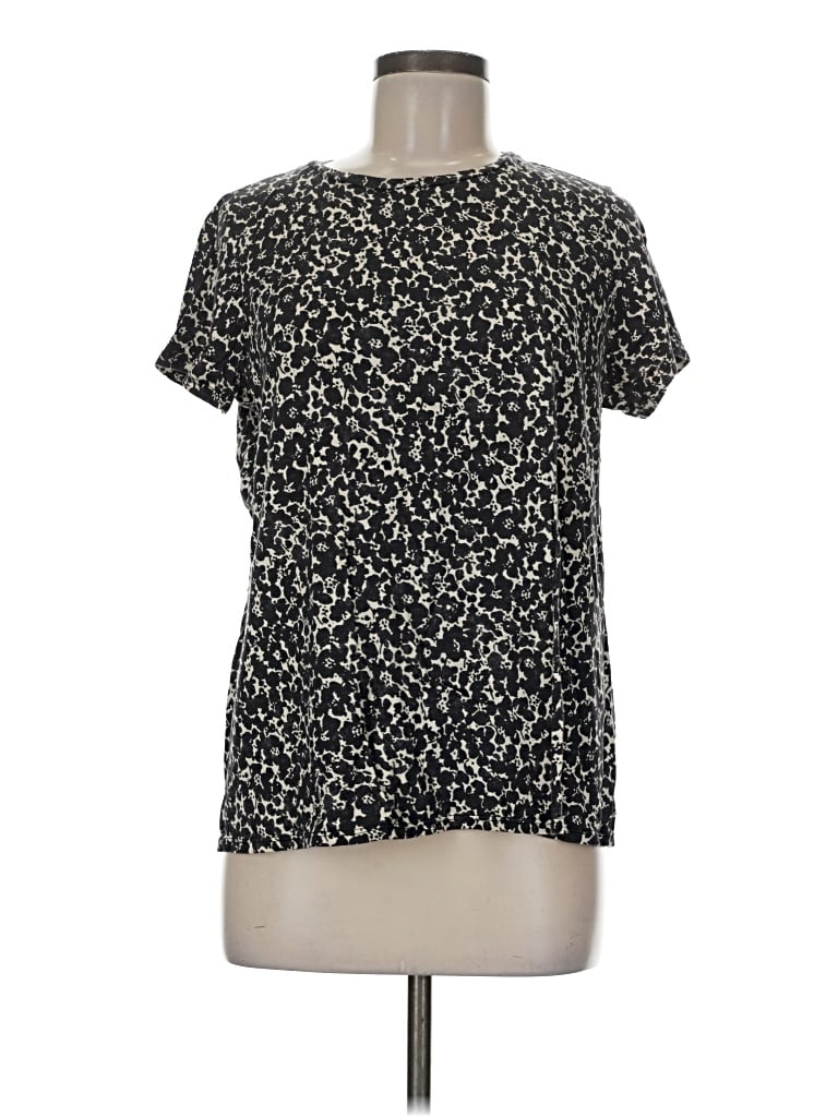 Pre-owned Marine Layer Short Sleeve T-shirt In Black