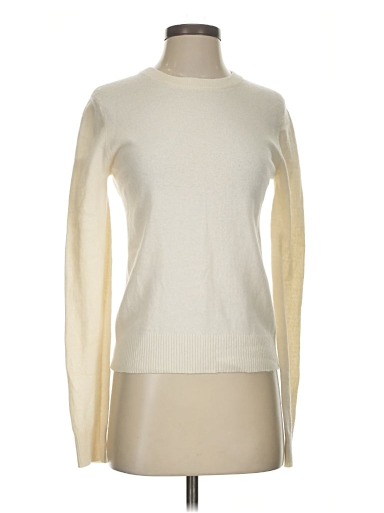 Pre-owned Unbranded Pullover Sweater In White