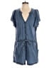 Michael Stars 100% Cotton Solid Blue Romper Size Med (1) - photo 1
