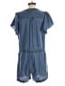 Michael Stars 100% Cotton Solid Blue Romper Size Med (1) - photo 2
