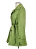 Black Rivet 100% Polyester Green Trenchcoat Size S - photo 5