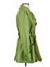 Black Rivet 100% Polyester Green Trenchcoat Size S - photo 4