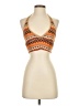 Shein 100% Polyester Orange Tank Top Size XS - photo 1