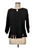 Ruby Rd. Black 3/4 Sleeve Blouse Size M (petite) - photo 1