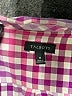 Talbots Checkered-gingham Pink Long Sleeve Button-Down Shirt Size M - photo 7