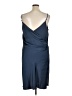 DKNY 100% Polyester Blue Cocktail Dress Size 14 - photo 2