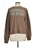 Modern Lux 100% Polyester Brown Long Sleeve T-Shirt Size L - photo 1