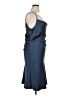 DKNY 100% Polyester Blue Cocktail Dress Size 14 - photo 4
