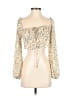 Shein Ivory 3/4 Sleeve Blouse Size 4 - photo 1