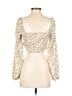 Shein Ivory 3/4 Sleeve Blouse Size 4 - photo 2