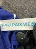 Eau Paix Vie Stripes Blue Swimsuit Top Size M - photo 3