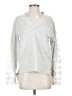 French Connection 100% Cotton Silver Pullover Sweater Size XS - photo 1