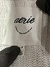 Aerie 100% Cotton Stripes White Pullover Sweater Size M - photo 7