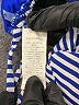 Unbranded Stripes Blue Swimsuit Top Size S - photo 3