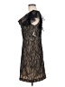 Chequer 100% Nylon Black Cocktail Dress Size 8 - photo 5