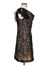Chequer 100% Nylon Black Cocktail Dress Size 8 - photo 4