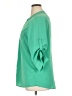 Tacera 100% Polyester Green 3/4 Sleeve Blouse Size XL - photo 5