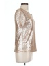 Unbranded Metallic Gold Short Sleeve Top Size L (estimated) - photo 4