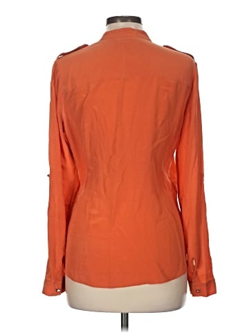 Banana Republic Long Sleeve Silk Top (view 2)