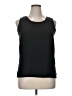 Kasper A.S.L. 100% Polyester Black Sleeveless T-Shirt Size 14 - photo 1