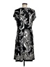 North Style Paisley Black Casual Dress Size M - photo 2