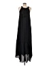 Lands' End 100% Polyester Black Cocktail Dress Size 8 - photo 2