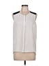 Rag & Bone Color Block Ivory Sleeveless Blouse Size L - photo 1