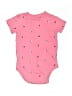 Carter's 100% Cotton Print Pink Short Sleeve Onesie 12-18 MO / 18 MO - photo 2