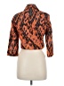 Topshop 100% Polyester Print Orange Blazer Size 6 - photo 2