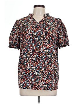 Shein Curve Short Sleeve Polo