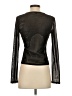 Express 100% Polyester Black Long Sleeve Top Size XS - photo 2