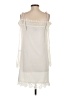 Aqua 100% Polyester Ivory Casual Dress Size XS - photo 2