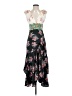 AMUR 100% Silk Floral Black Cocktail Dress Size 2 - photo 1